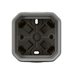 Boîtier saillie étanche Plexo 1 poste avec 2 embouts à membrane et 1 entrée - gris – Image 2