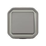 Interrupteur ou va-et-vient étanche Plexo 10AX 250V~ IP55 IK08 livré complet pour fixation saillie - gris – Image 2