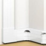 Goulotte 3 compartiments à clippage direct 50x180mm Mosaic de longueur 2m - blanc – Image 2
