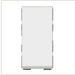 Interrupteur ou va-et-vient 10AX 250V~ Mosaic Easy-Led 1 module - blanc – Image 2