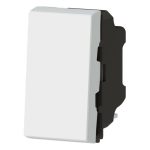 Interrupteur ou va-et-vient 10AX 250V~ Mosaic Easy-Led 1 module - blanc – Image 3