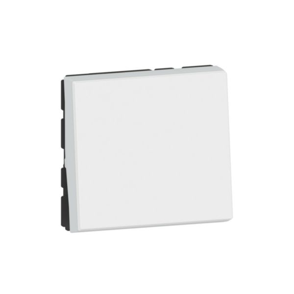th_LG-077011L-WEB-R.jpg Interrupteur ou va-et-vient 10AX 250V~ Mosaic Easy-Led 2 modules - blanc – Image 1