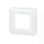 Plaque de finition Mosaic pour 2 modules blanc antimicrobien – Image 3