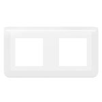 Plaque de finition horizontale Mosaic pour 2x2 modules blanc – Image 2