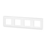 Plaque de finition horizontale Mosaic pour 4x2 modules blanc – Image 3