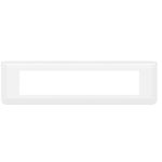 Mosaic horizontal cover plate for 10 modules, white - Image 2