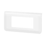 Plaque de finition horizontale Mosaic pour 4 modules blanc – Image 3