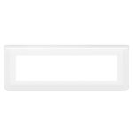 Mosaic horizontal cover plate for 8 modules, white - Image 2