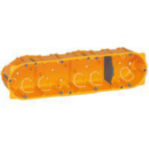 th_LG-080044-WEB-R.jpg Boîte multiposte Batibox cloisons sèches 4 postes 8 à 10 modules - profondeur 40mm – Image 1