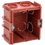 Boîte monoposte Batibox pour maçonnerie 1 poste carrée associable - profondeur 50mm – Image 2
