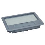 Couvercle plastique pour boîte de sol version standard 8 modules ou 12 modules