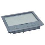 Couvercle plastique pour boîte de sol version standard 12 modules ou 18 modules