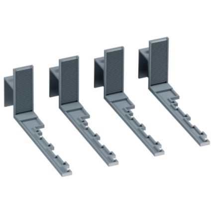 4 supports de fixation pour boîtes de sol standard 8 modules à 12 modules dans boîte encastrement rénovation