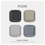 Boîtier saillie étanche Plexo 1 poste avec 2 embouts à membrane et 1 entrée - gris – Image 3