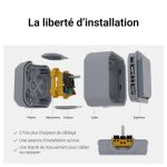 Boîtier saillie étanche Plexo 1 poste avec 2 embouts à membrane et 1 entrée - gris – Image 10