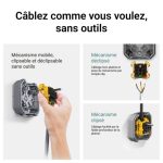 Boîtier saillie étanche Plexo 1 poste avec 2 embouts à membrane et 1 entrée - gris – Image 6